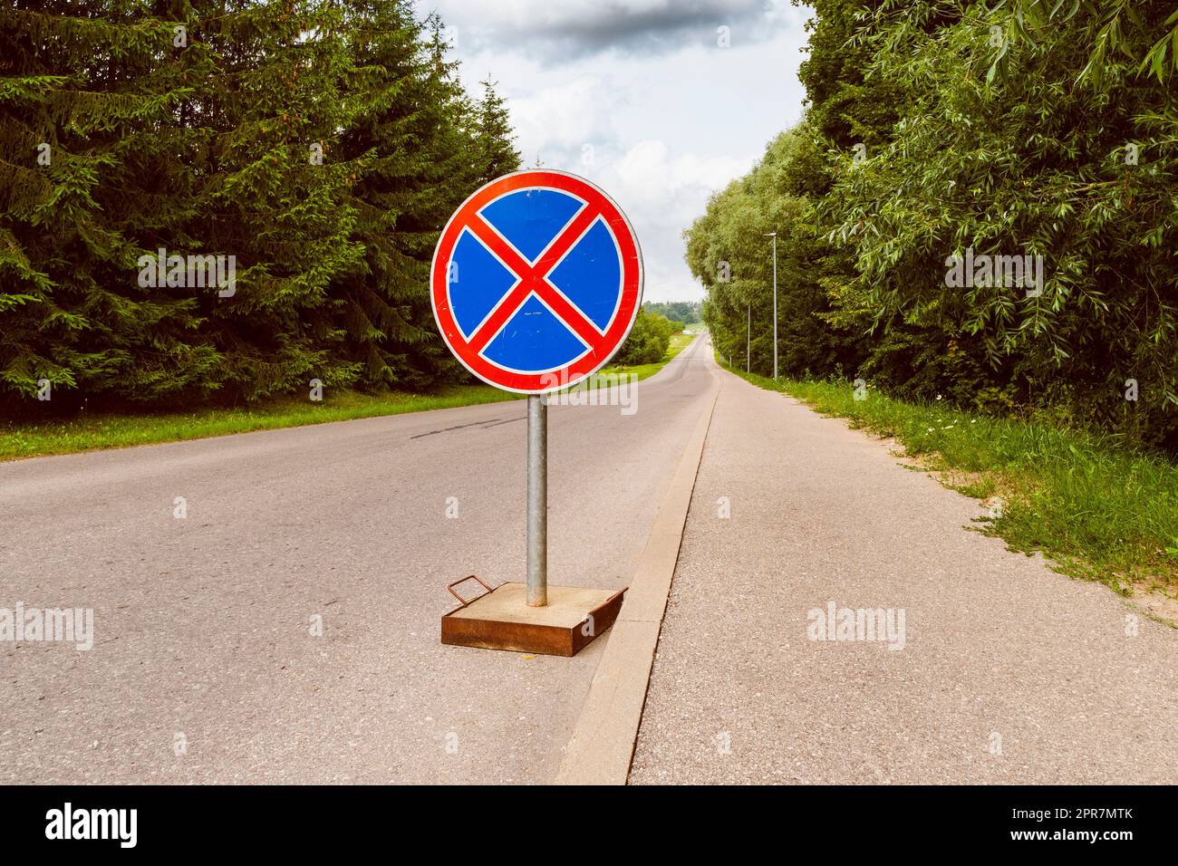 Clotide 2 Pack No Parking Here Sign, 10" X 14" Aluminum