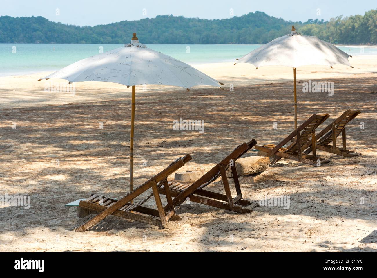 Keep calm and relax at the Ao Yai beach on the island Ko Phayam in Thailand Stock Photo