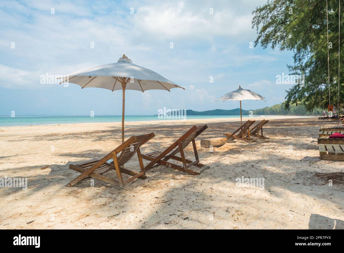 Keep calm and relax at the Ao Yai beach on the island Ko Phayam in Thailand Stock Photo