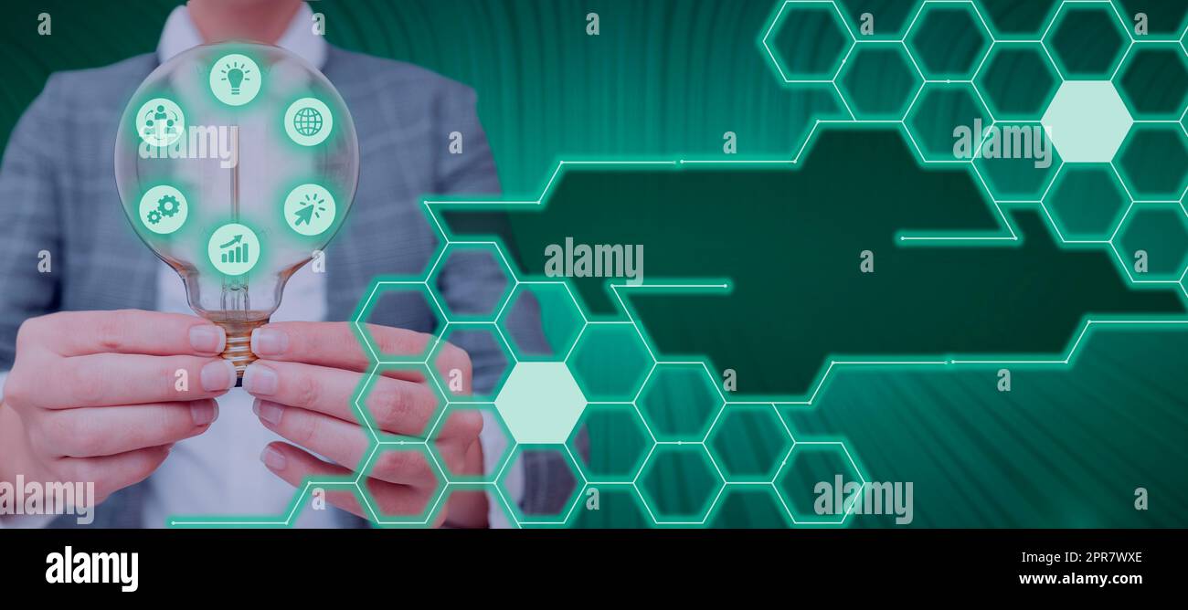 Glowing blue hexagon pattern hi-res stock photography and images - Alamy