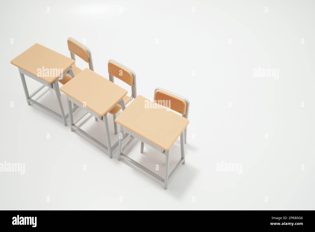 Three studies of school Stock Photo