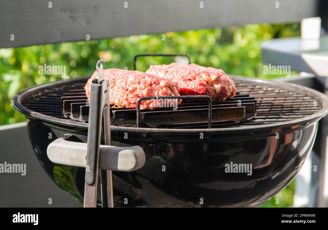 beef on the grill - bbq Stock Photo