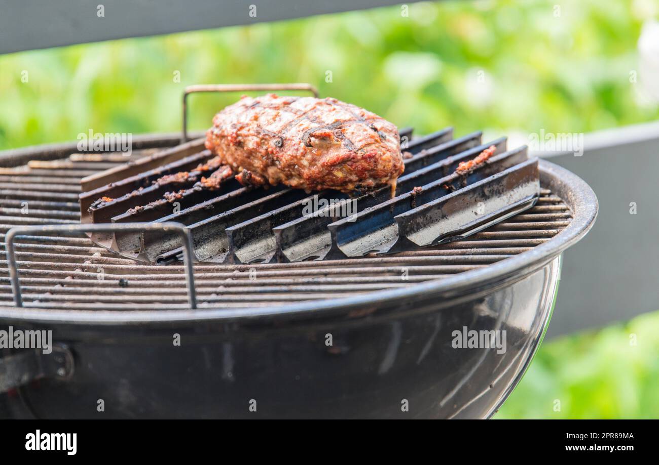 beef on the grill - bbq Stock Photo