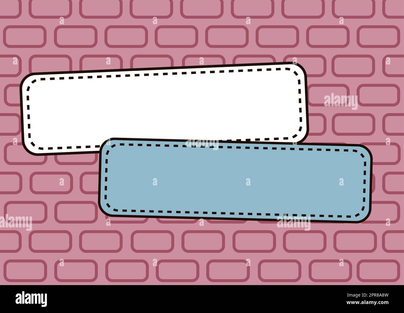 Blank Rectangular Shapes For Business Advertisement And Promotion Stock ...