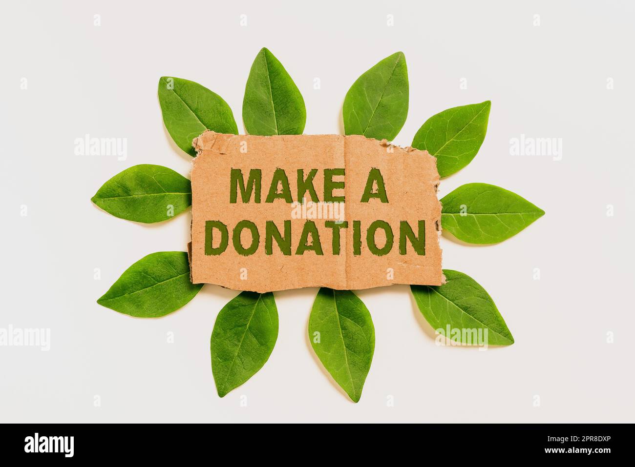 Please Donate and Give Green Sign Set Stock Vector Image & Art - Alamy