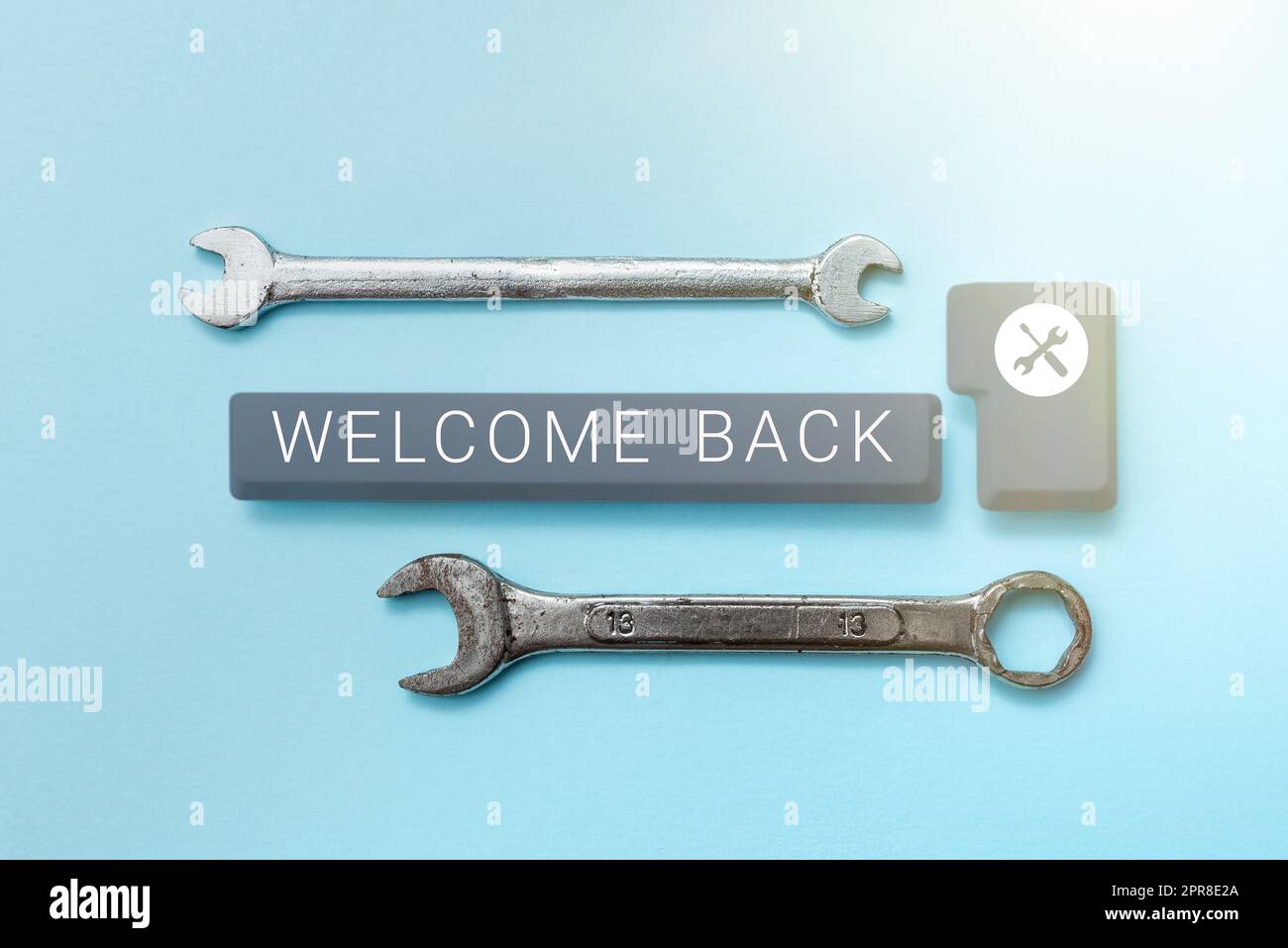 Handwriting text Welcome Back. Business concept Warm Greetings Arrived Repeat Gladly Accepted Pleased -48702 Stock Photo