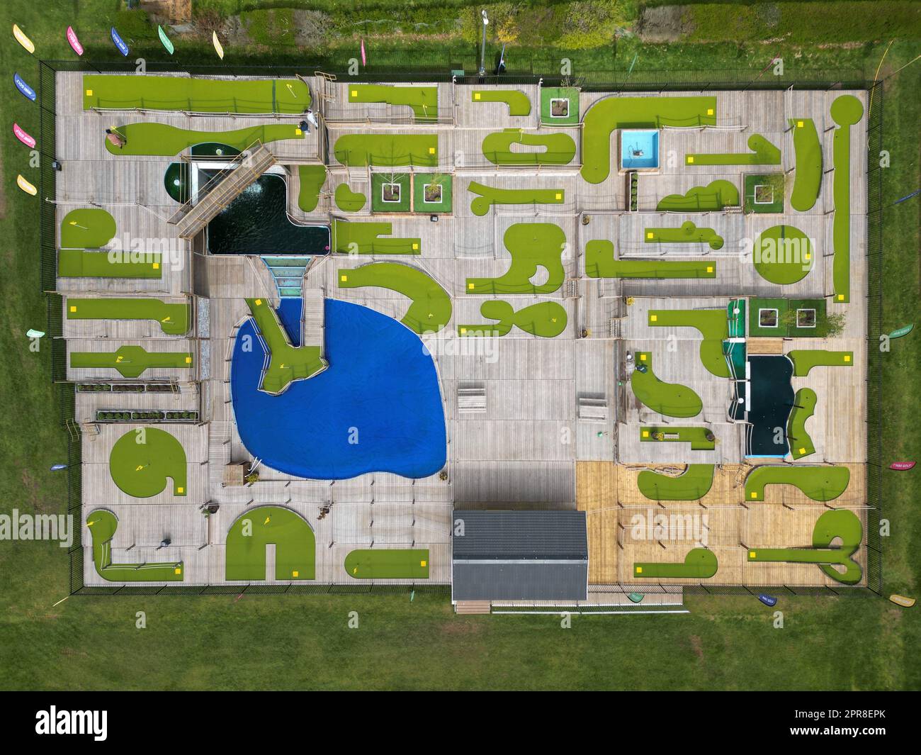 Aerial coventry mini golf hires stock photography and images Alamy