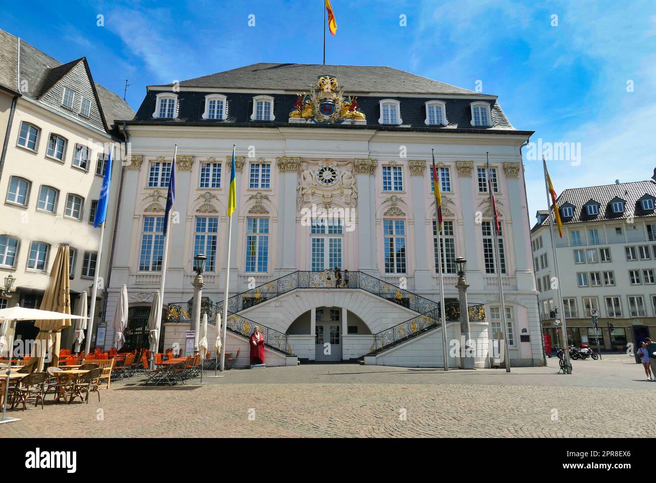 Bonn Rathaus in der Sonne Stock Photo