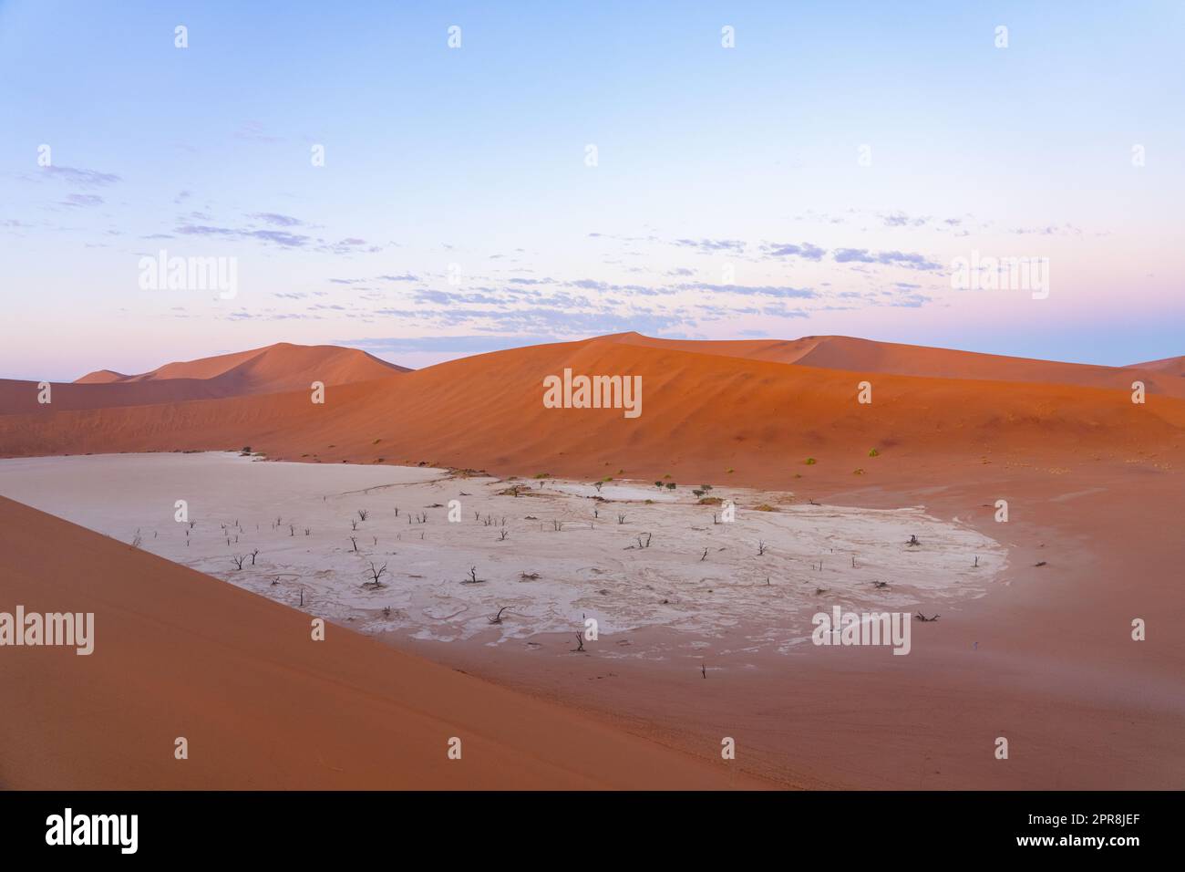 Sand dunes in Sossusvlei  Namibia Stock Photo