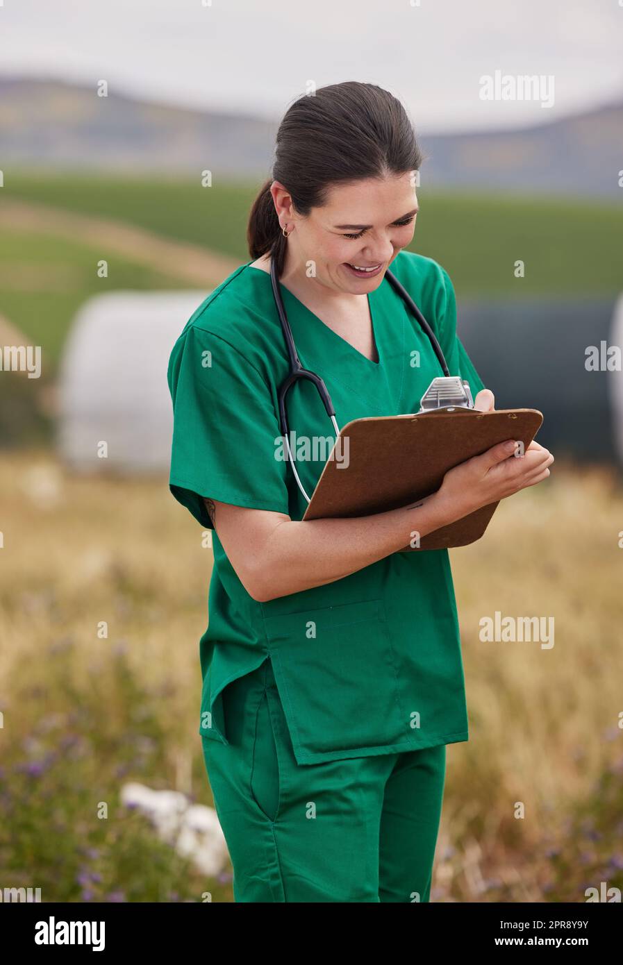 Creating management procedures for better flock health. a young