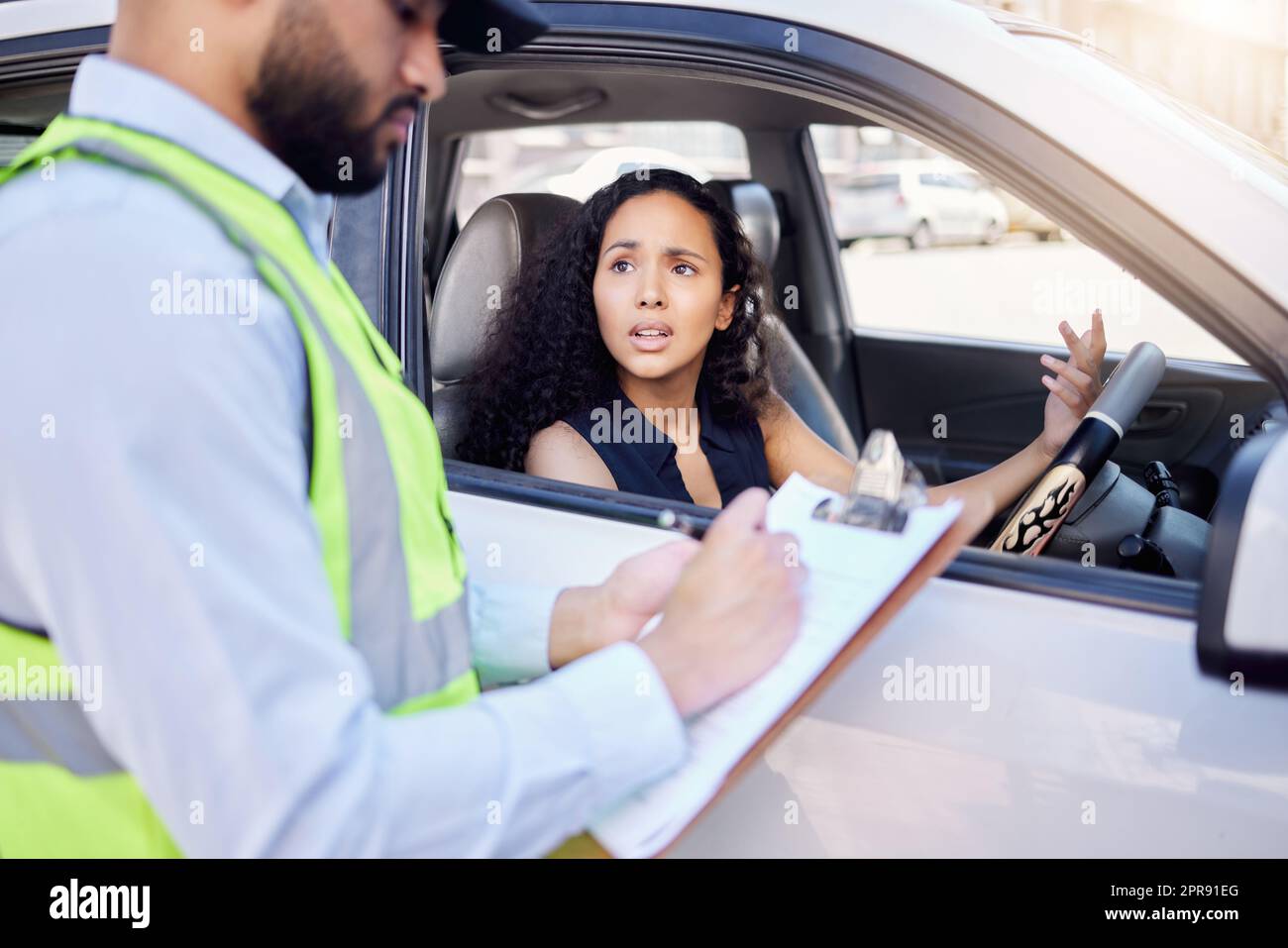 That doesnt sound fair at all a young businesswoman looking upset at