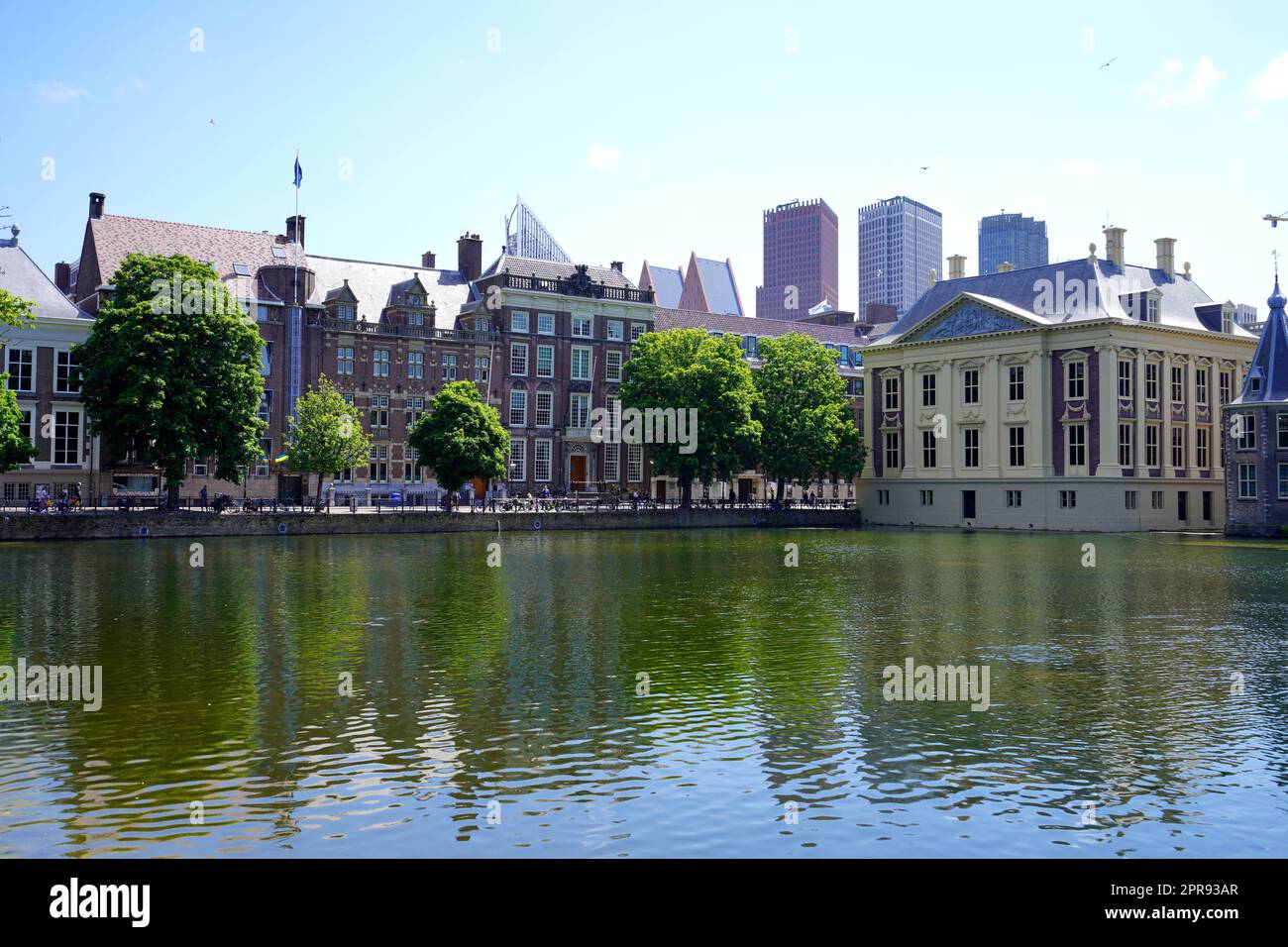 Mauritshuis art museum on Hofvijver pond, The Hague, Netherlands Stock Photo