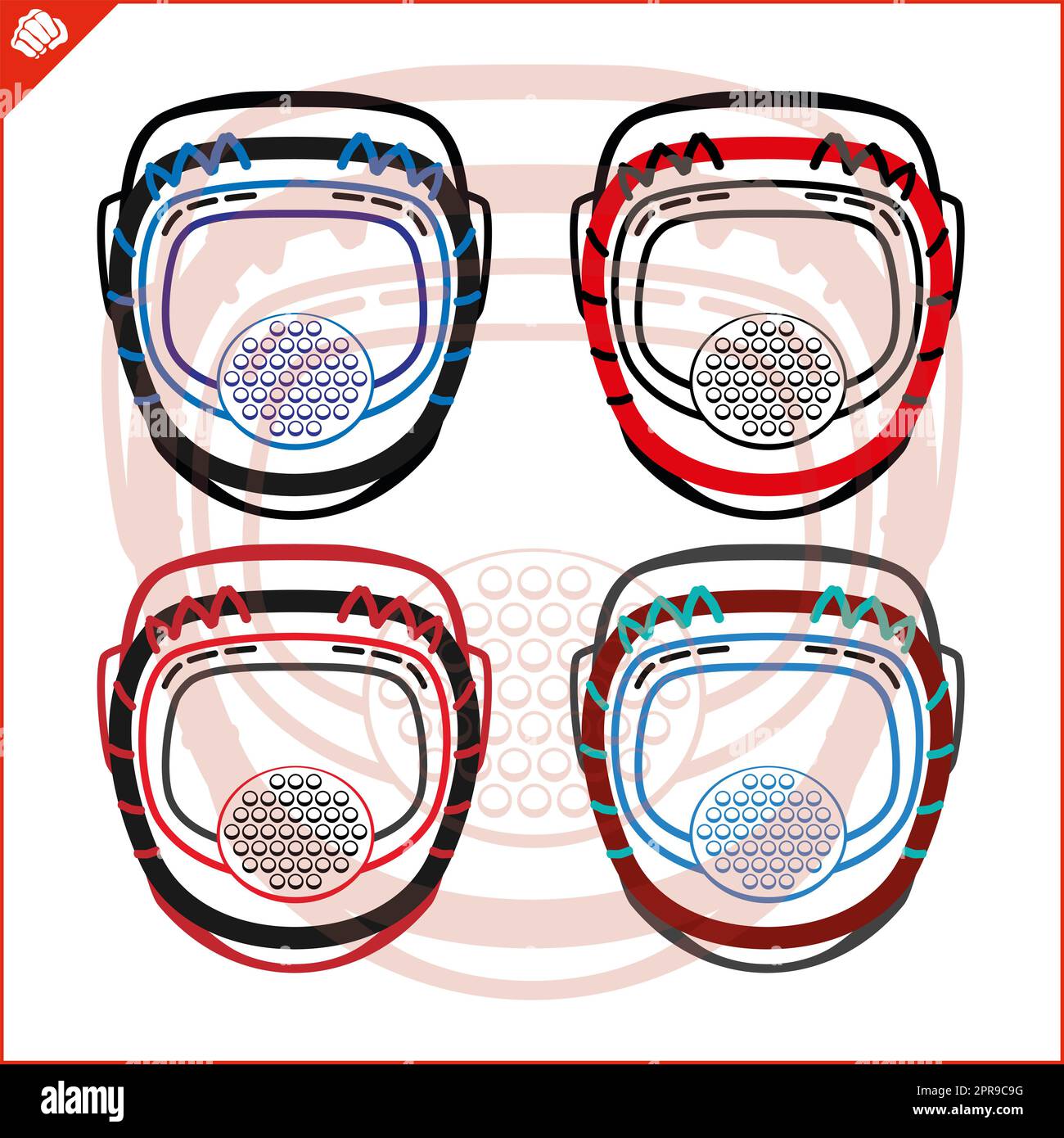 Cool helmets for martial arts, martial arts. Full head protection from