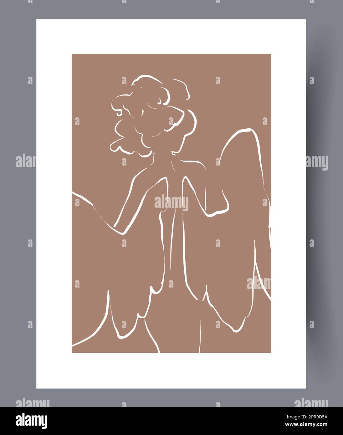 Minimalistic hand drawn wall art banners. Minimal Scandinavian designs