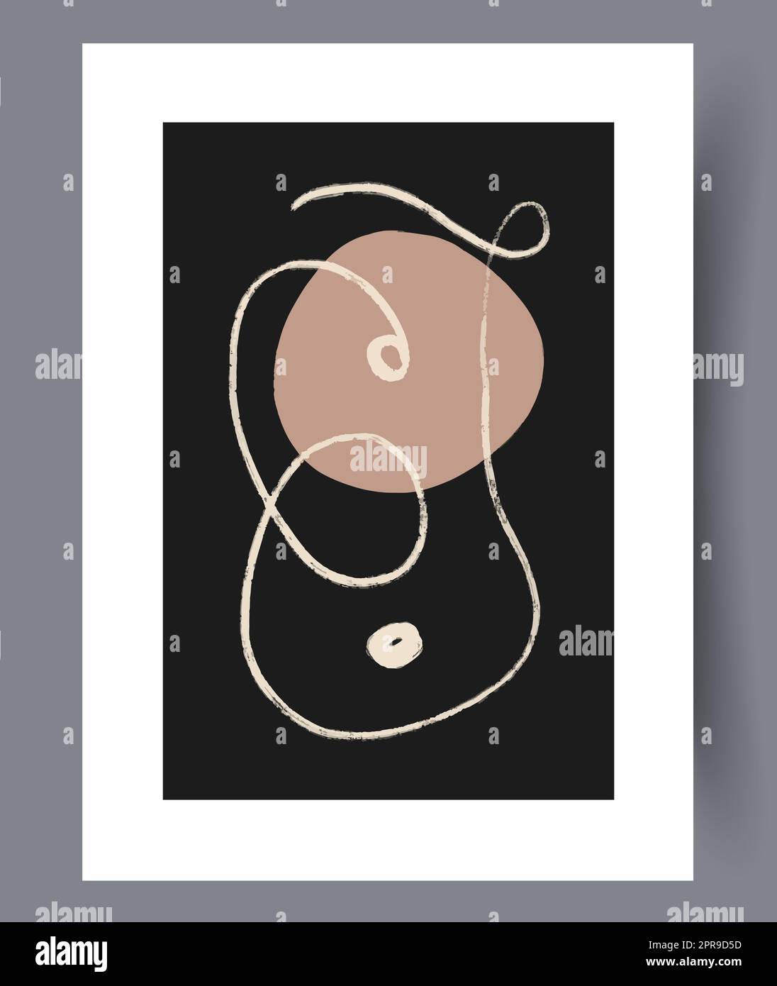 Minimalistic hand drawn wall art banners. Minimal Scandinavian designs