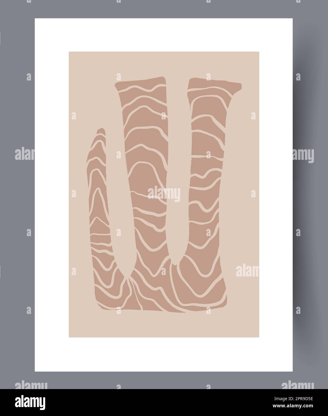 Minimalistic hand drawn wall art banners. Minimal Scandinavian designs