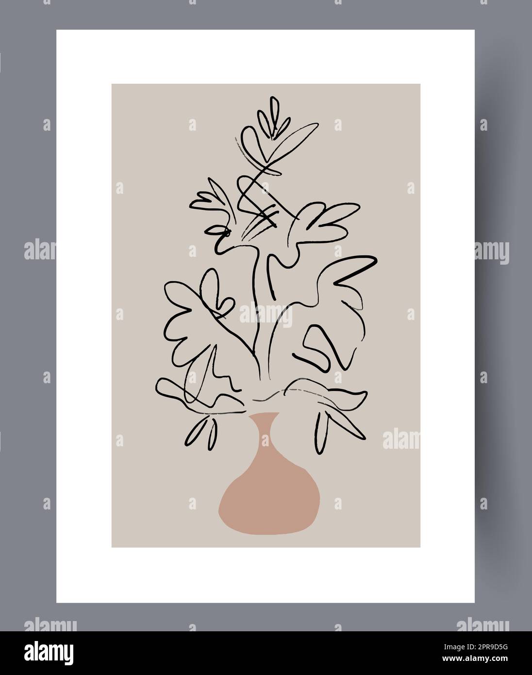 Minimalistic hand drawn wall art banners. Minimal Scandinavian designs