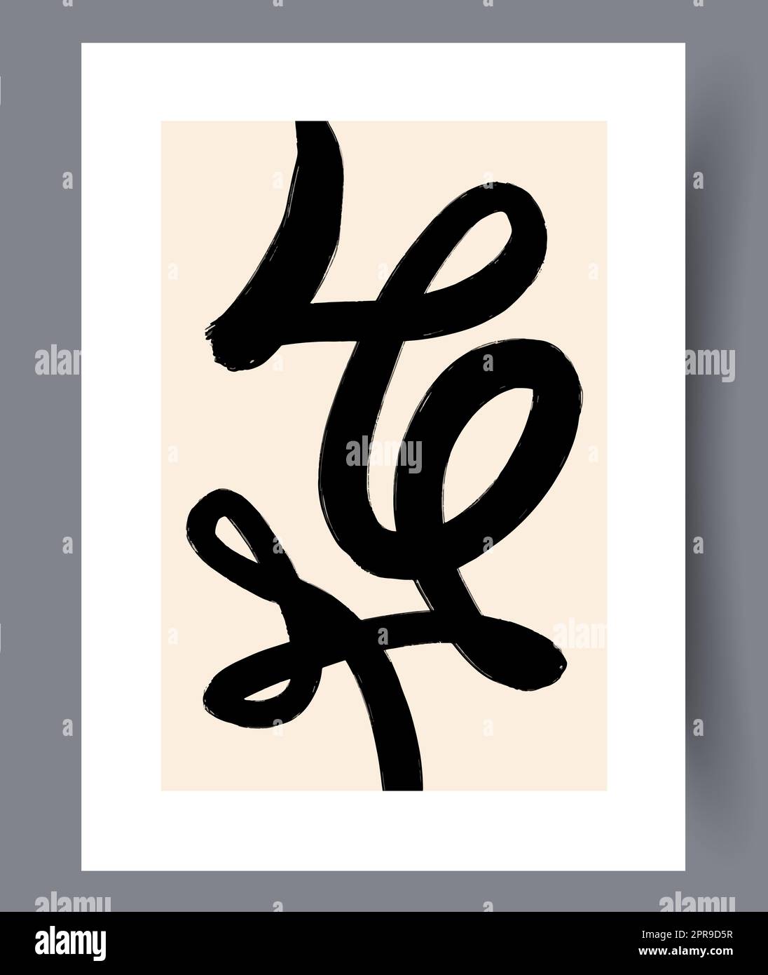 Minimalistic hand drawn wall art banners. Minimal Scandinavian designs