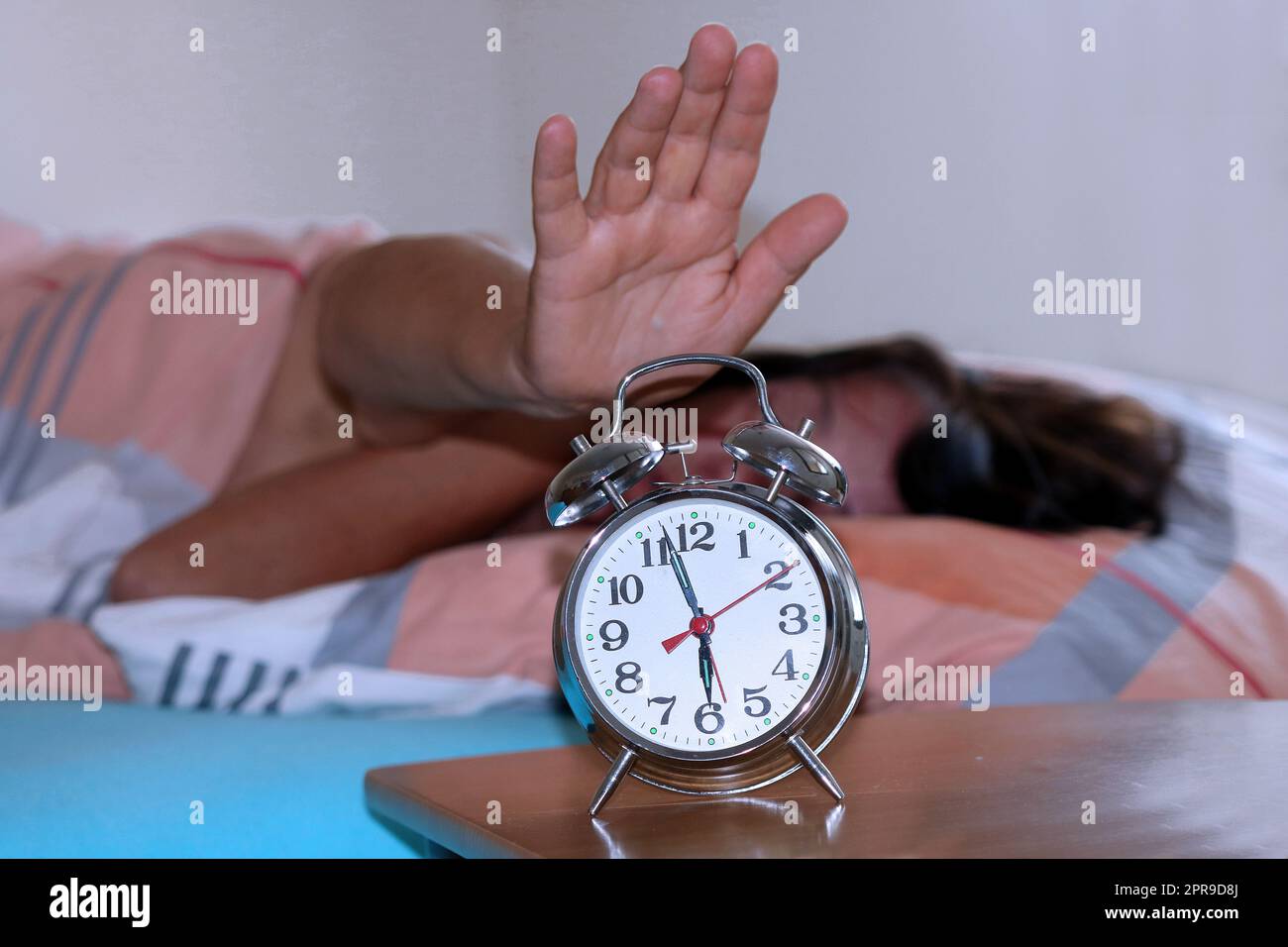 When the alarm goes off Stock Photo Alamy
