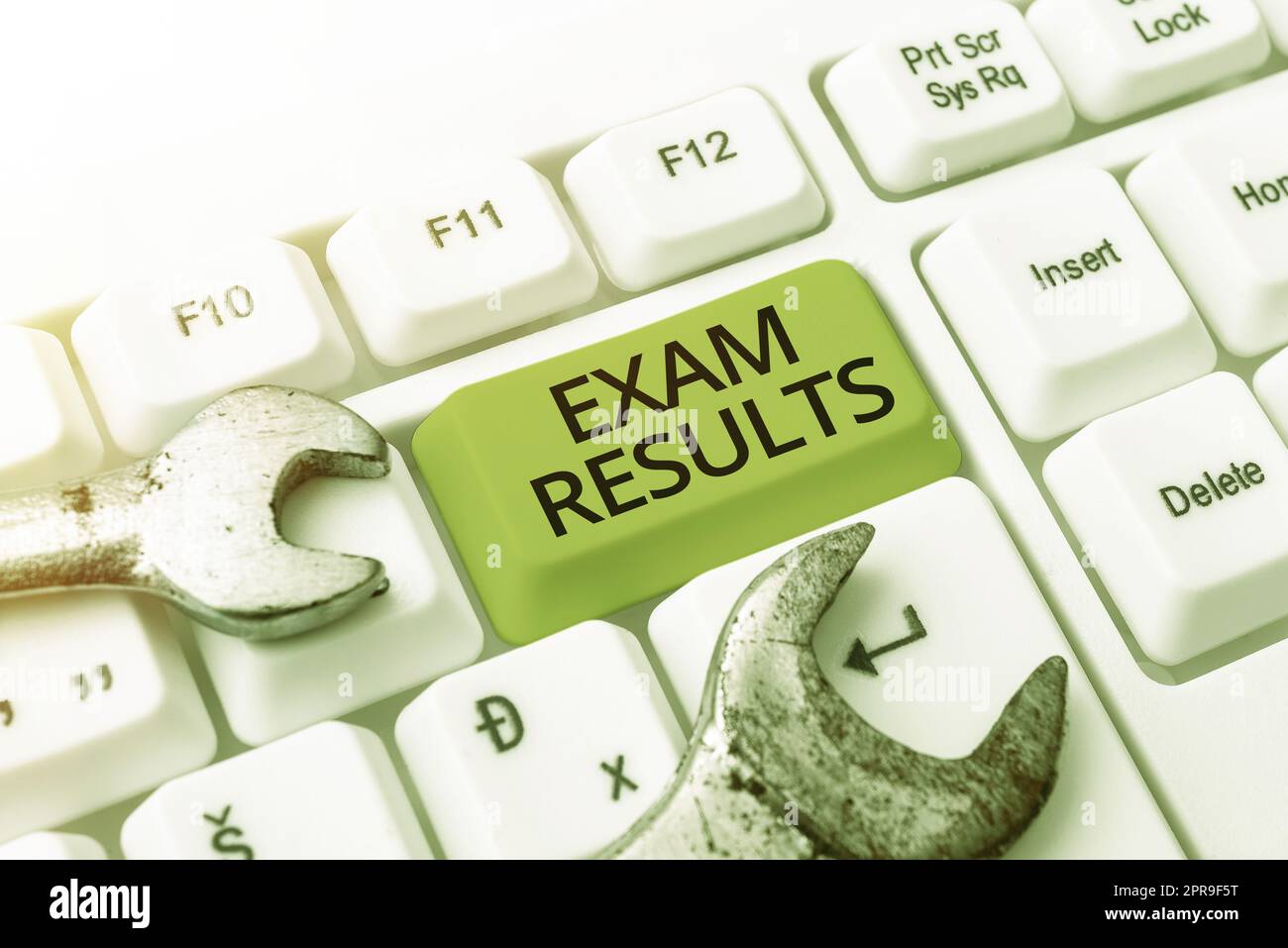 Sign displaying Exam Results. Word Written on An outcome of a formal test that shows knowledge or ability -49168 Stock Photo