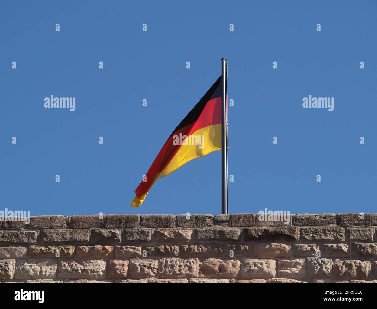 German flag of Germany Stock Photo Alamy