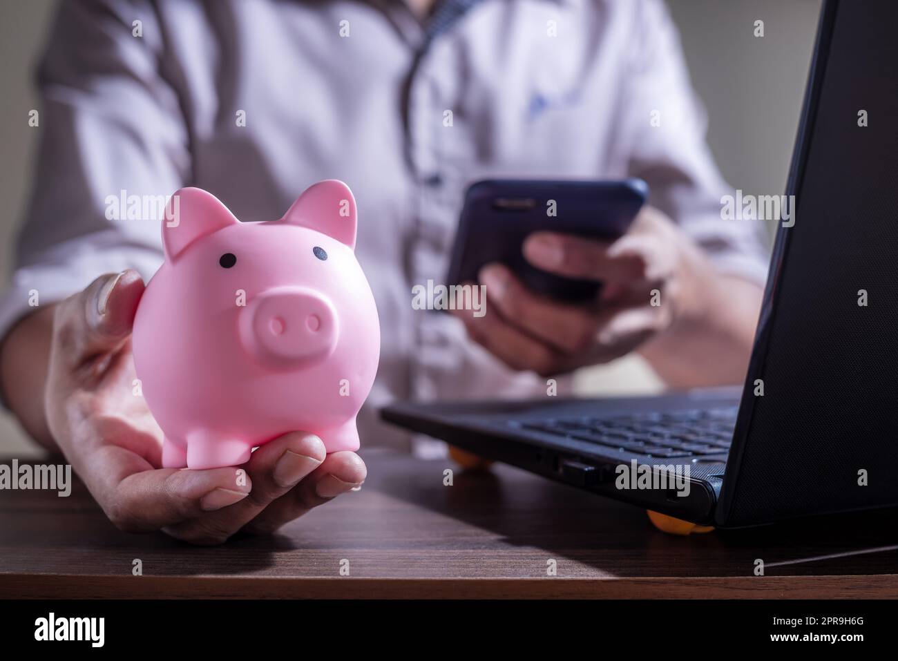 Online Banking And Internet Banking Savings Concept Stock Photo