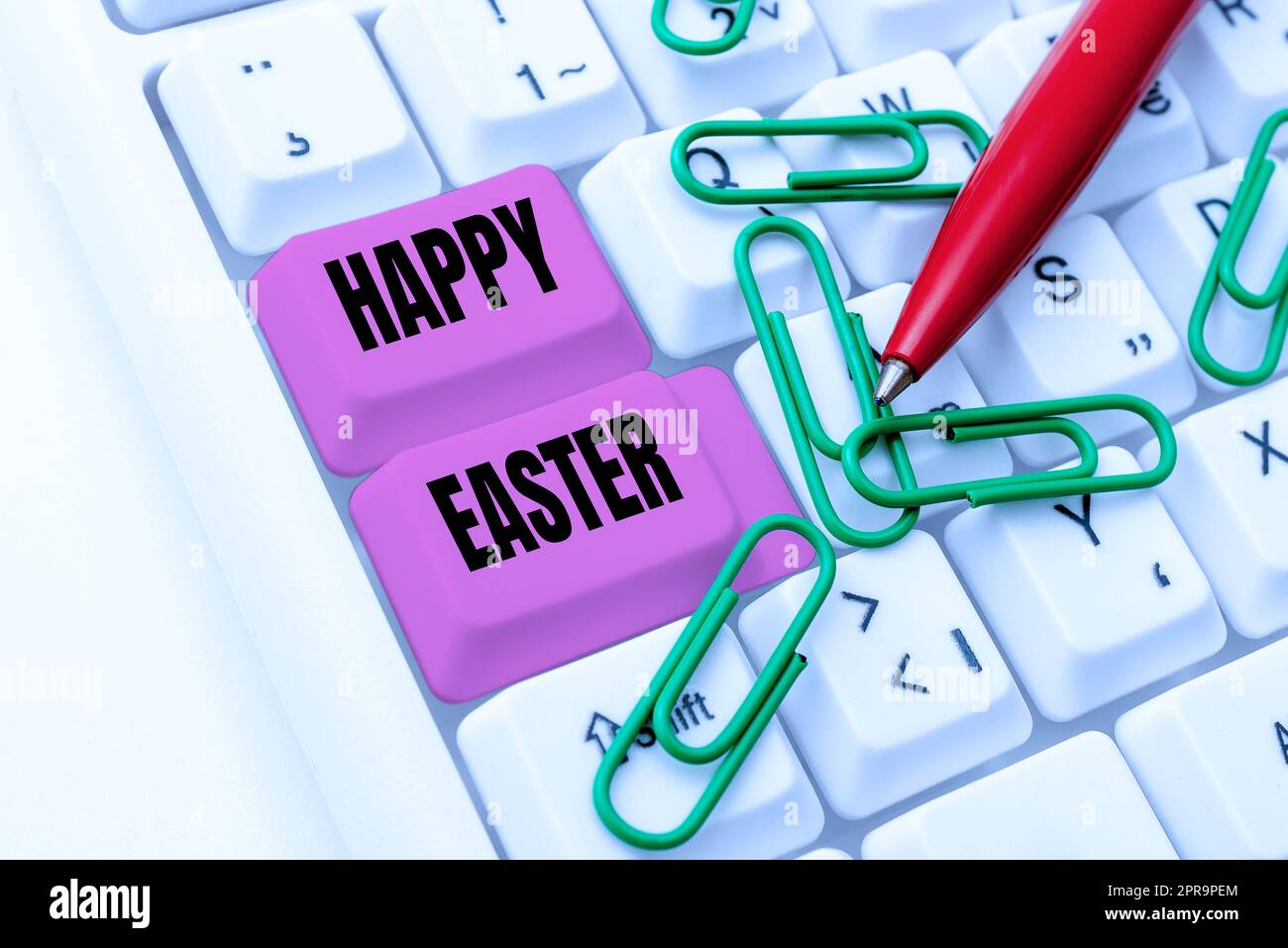 Text sign showing Happy Easter. Business showcase Christian feast commemorating the resurrection of Jesus -48628 Stock Photo