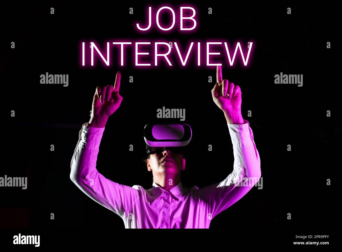Conceptual caption Job Interview. Business overview Assessment
