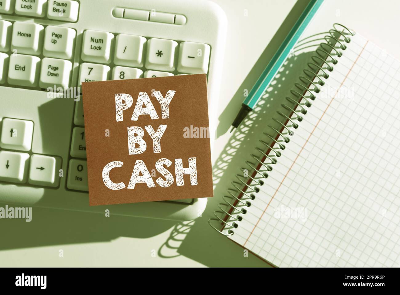 Text showing inspiration Pay By Cash, Business approach Customer paying