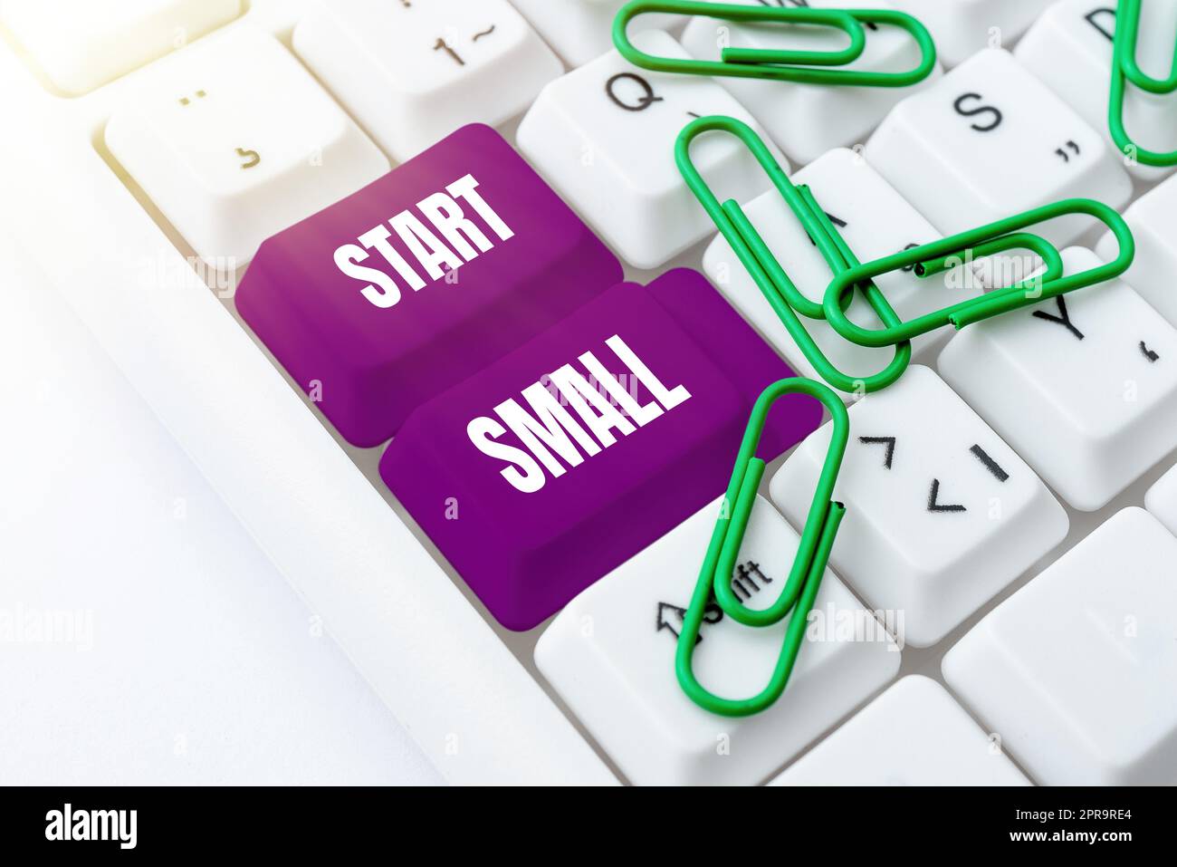 Conceptual caption Start Small. Concept meaning Small medium enterprises start up Business entrepreneurship -48895 Stock Photo