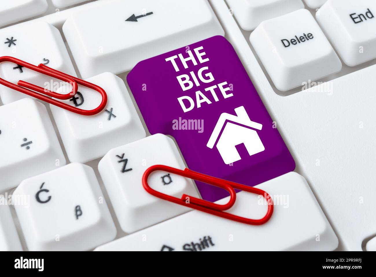 Sign displaying The Big Date. Business showcase Important day for a couple relationship wedding anniversary -48891 Stock Photo