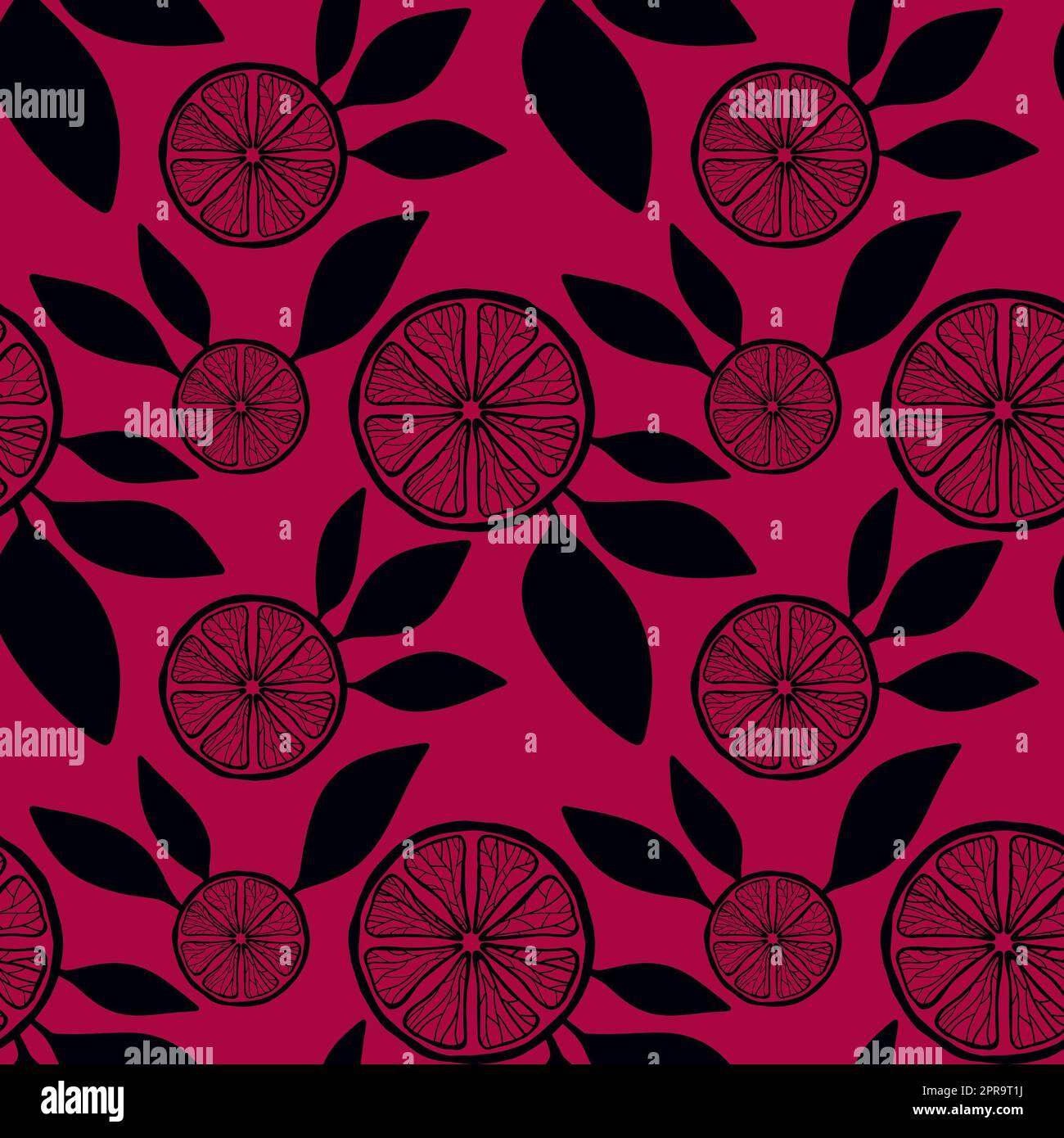Cartoon summer seamless lemon pattern for wrapping paper and fabrics ...