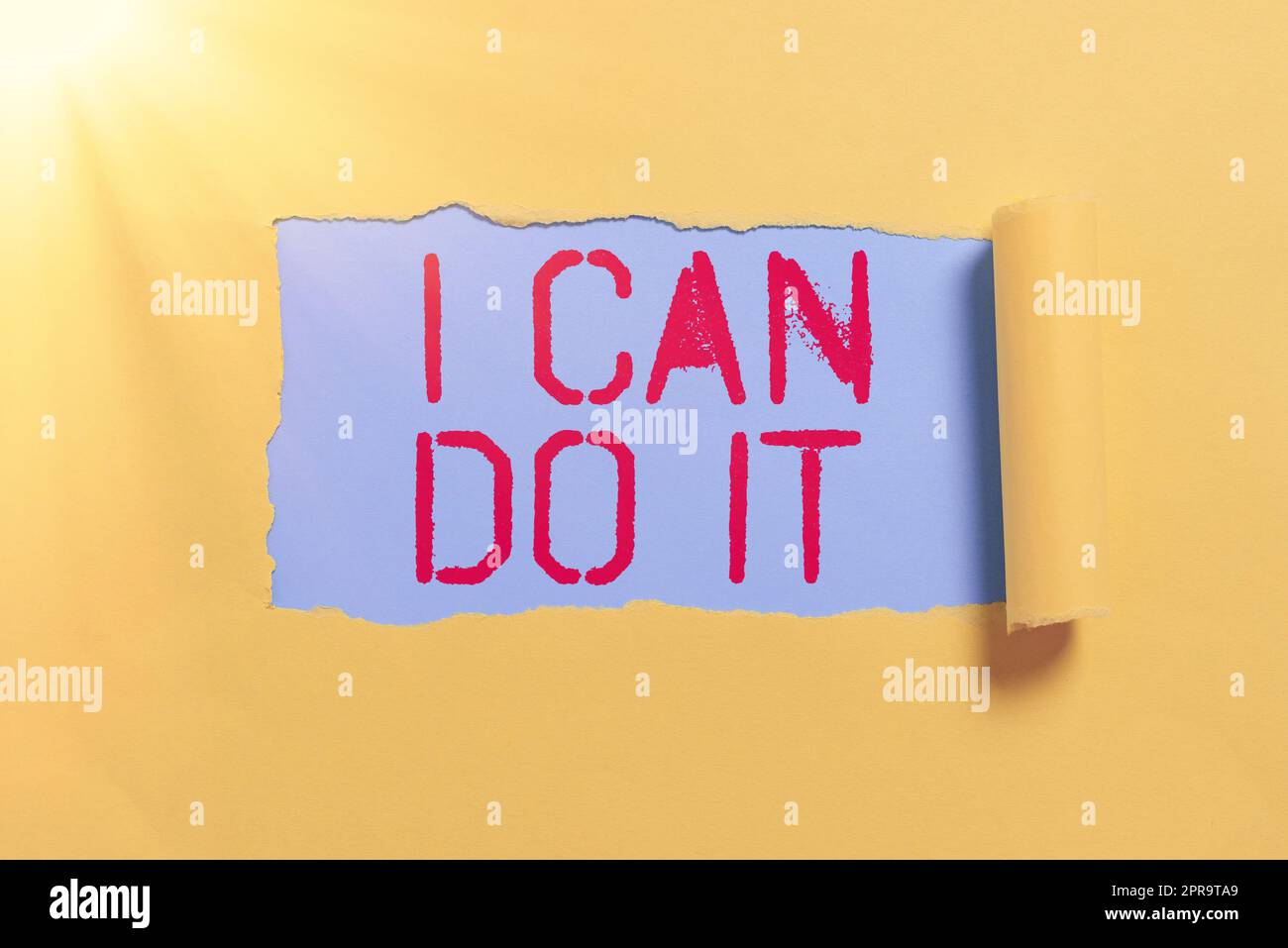 Handwriting text I Can Do It. Business concept ager willingness to