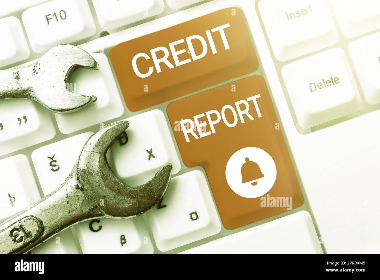 Writing displaying text Credit Report. Business approach Borrowing Rap Sheet Bill and Dues Payment Score Debt History -48832 Stock Photo