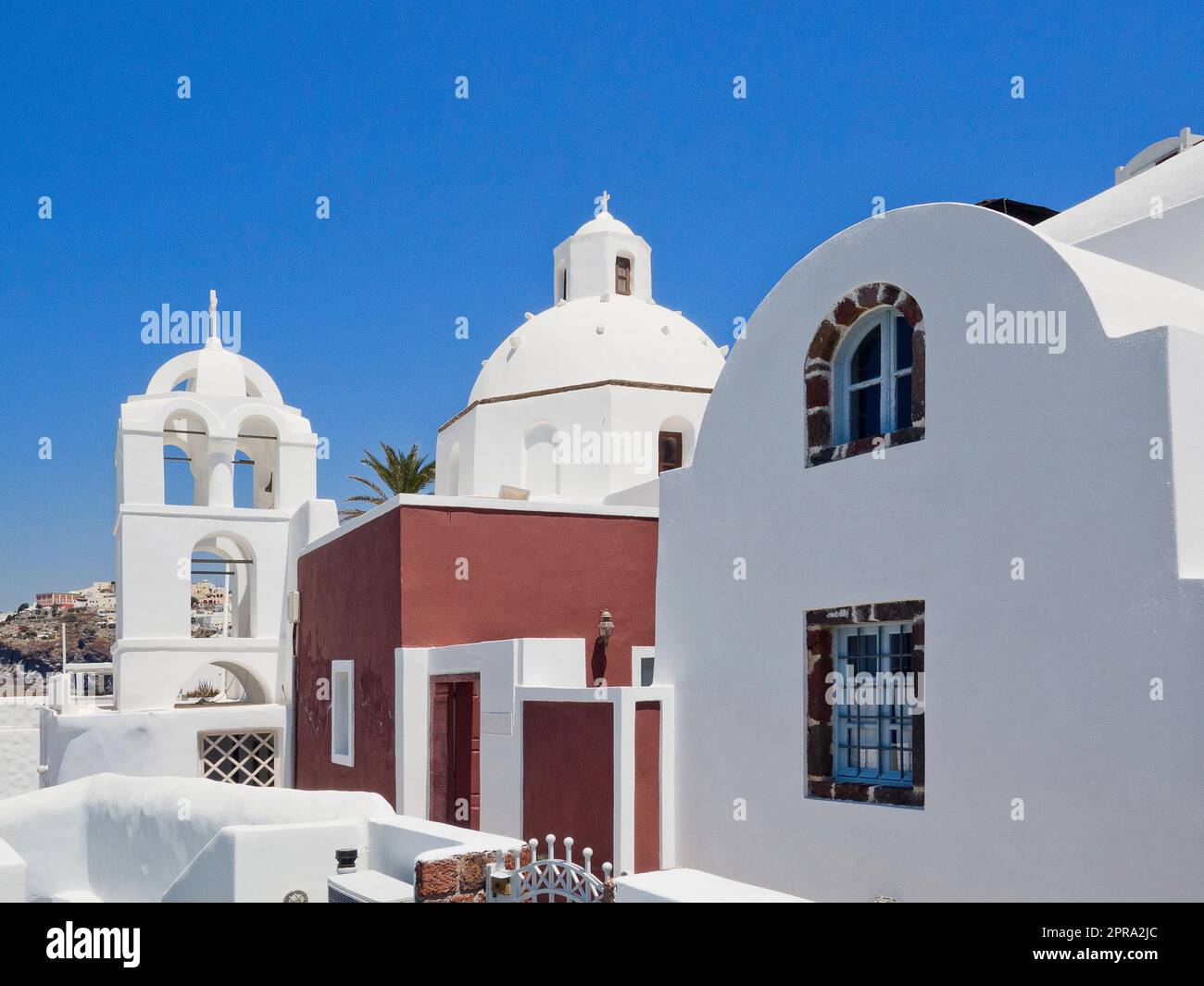Greece, Santorini, Thira Stock Photo