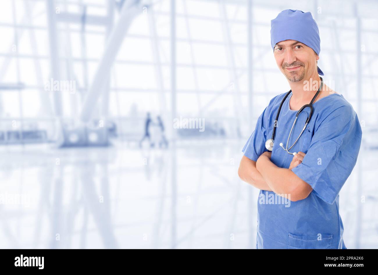 doctor at the hospital Stock Photo