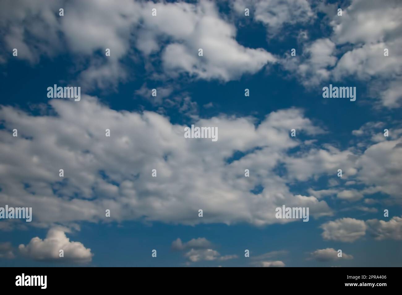 abstract background: blue sky with white clouds Stock Photo - Alamy