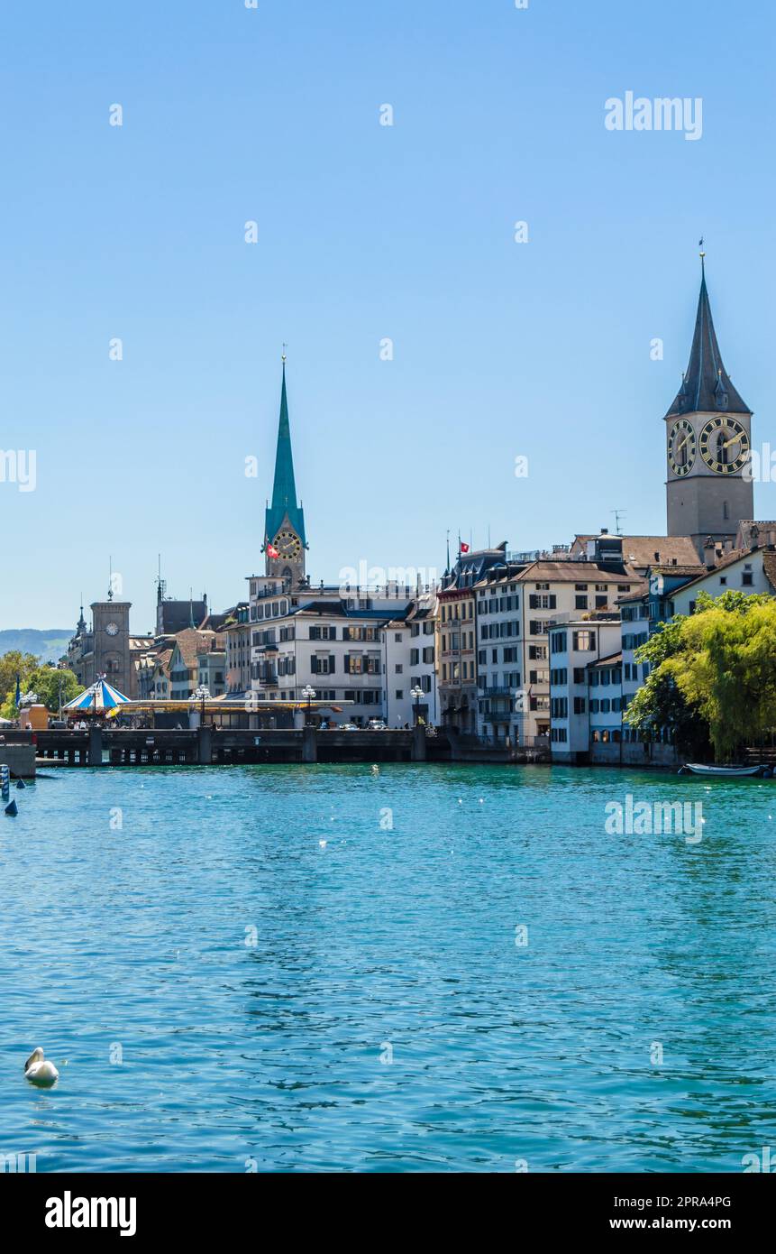 View of Zurich old town, Switzerland Stock Photo - Alamy