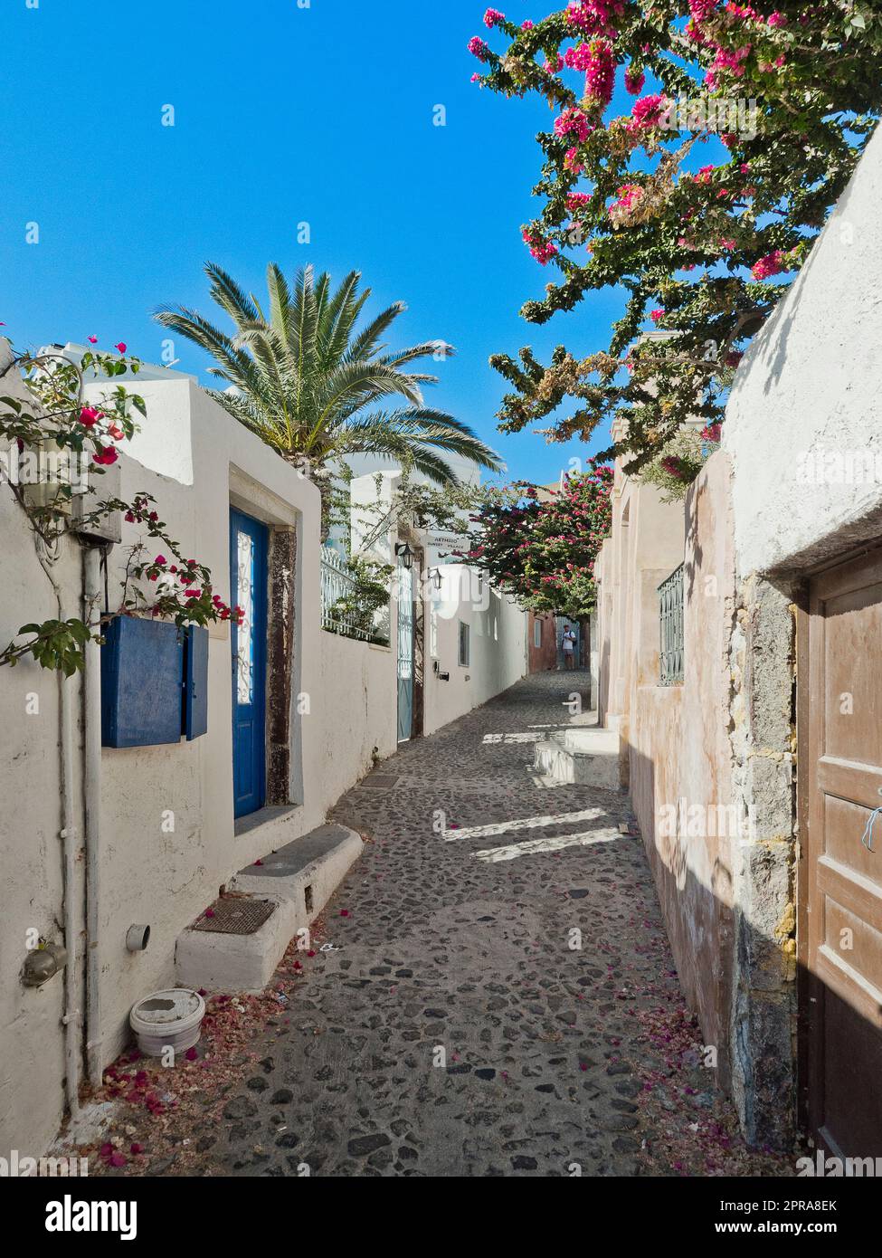 Greece, Santorini - Oia Old Town Stock Photo