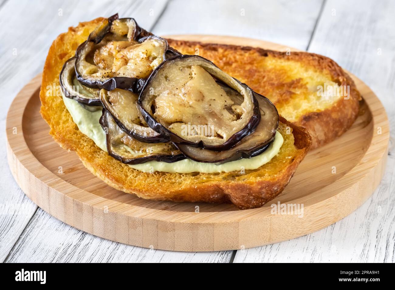 Grilled eggplant sandwich Stock Photo Alamy