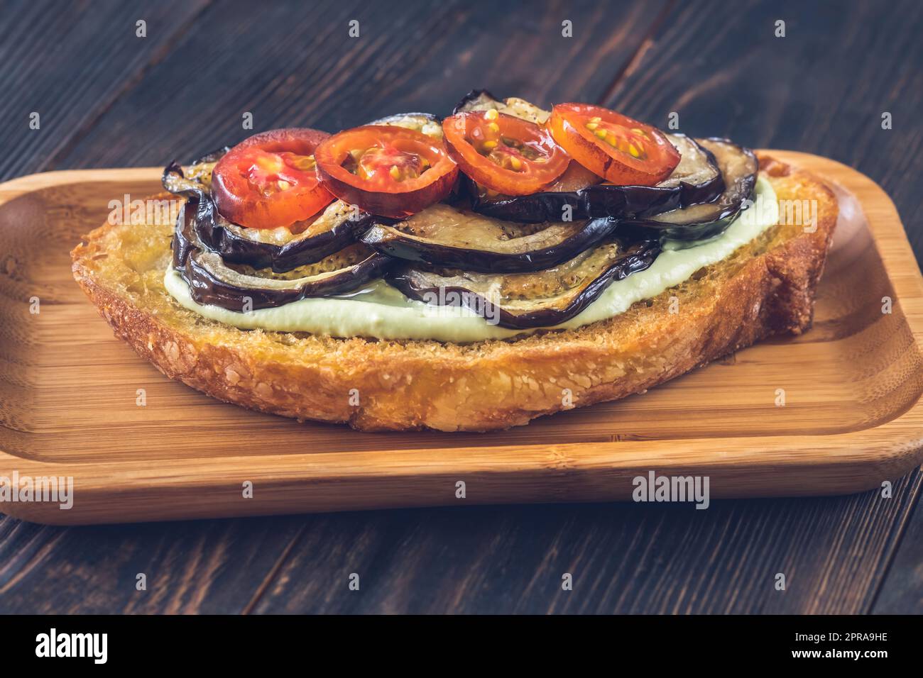 Grilled eggplant sandwich Stock Photo Alamy