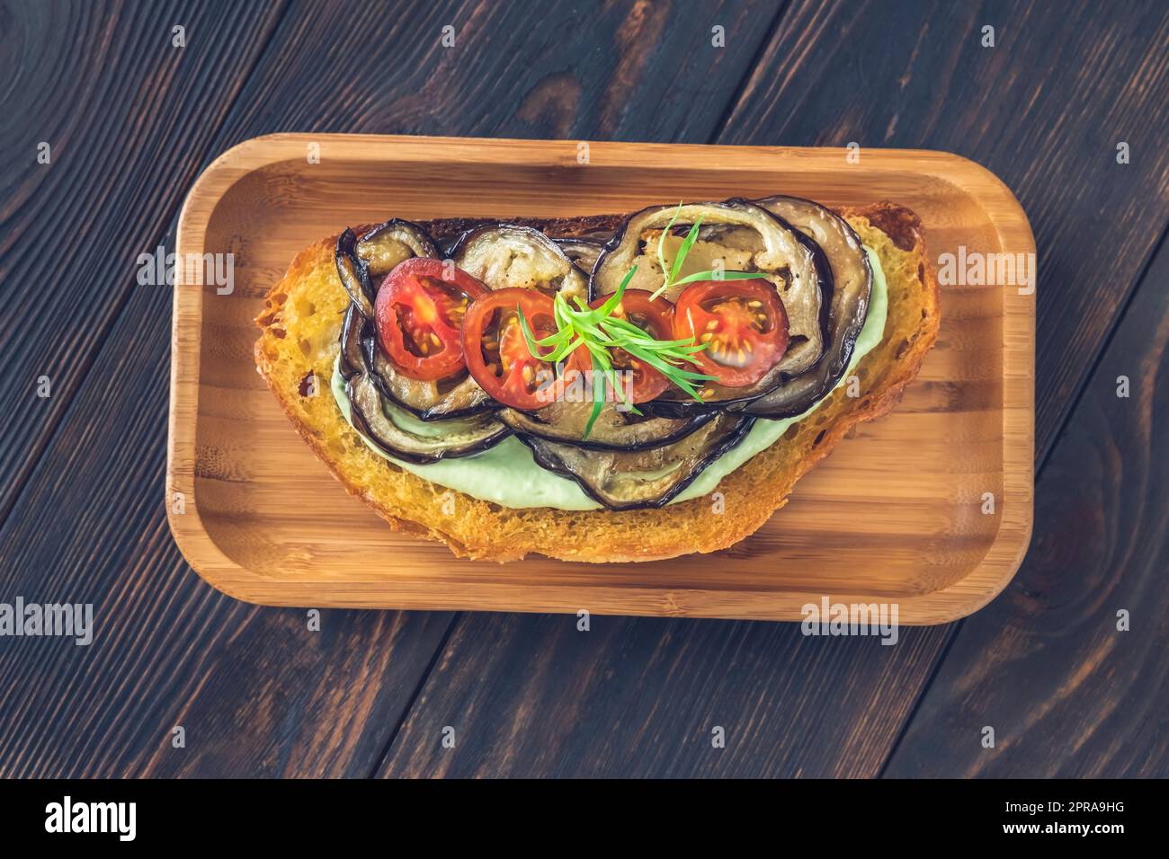 Grilled eggplant sandwich Stock Photo Alamy