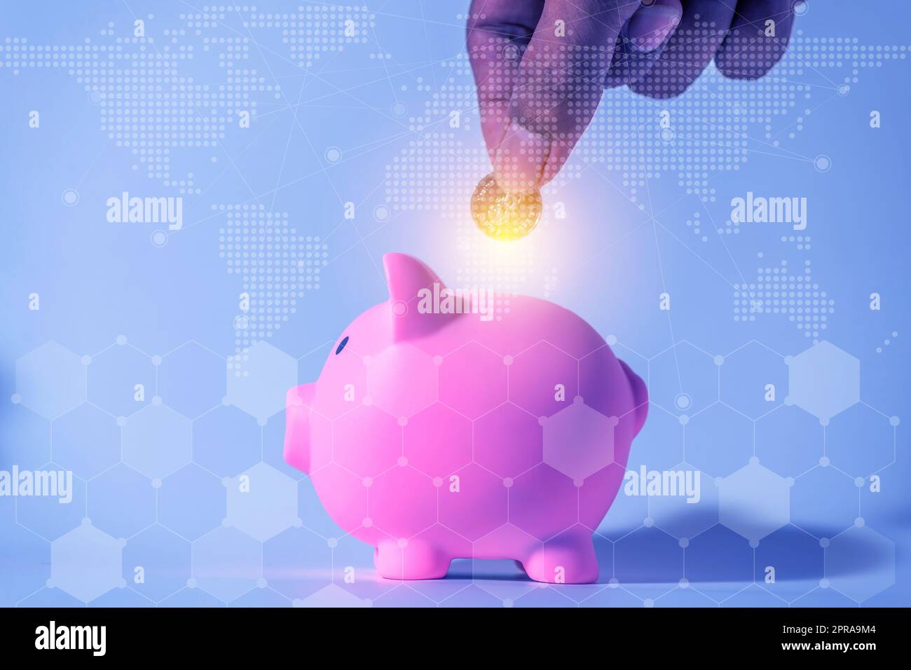 investor online saving concept Stock Photo