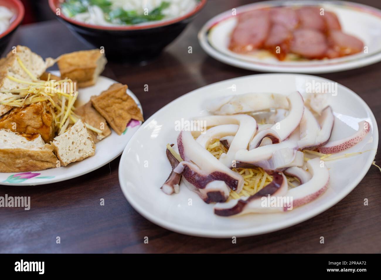 Dishes of Taiwanese street food Stock Photo - Alamy