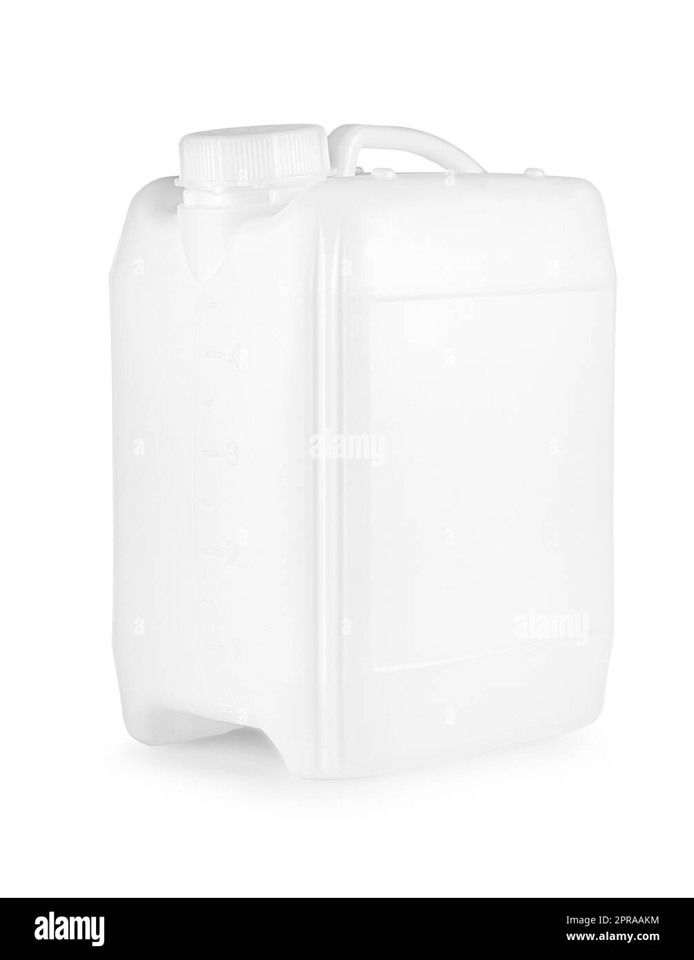 White Plastic canister isolated on white background Stock Photo Alamy