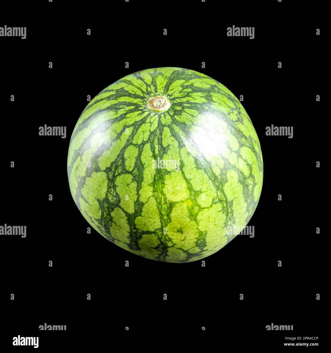 Watermelon isolated on black background Stock Photo