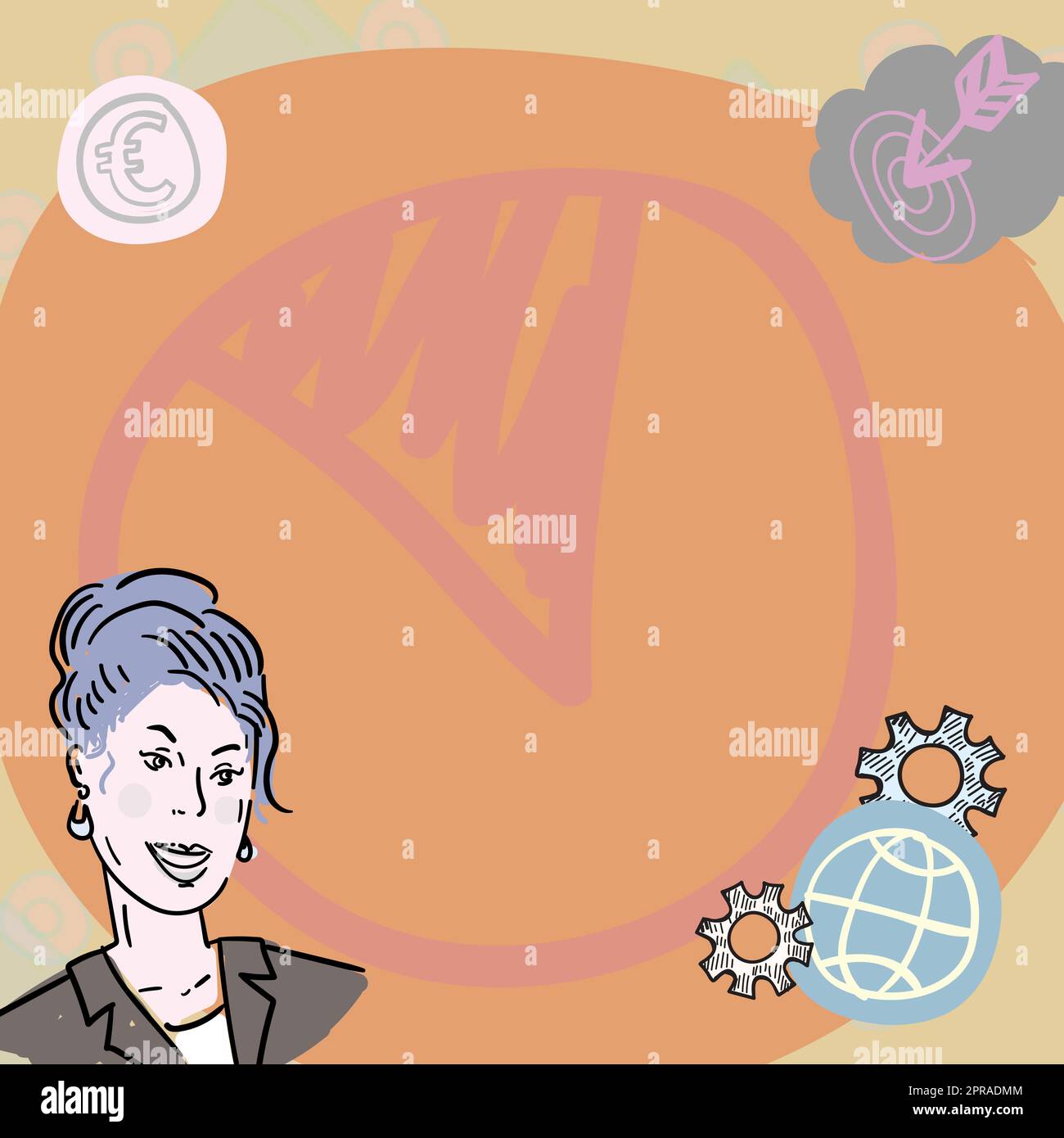 Businesswoman In Jacket Thinking About New Ideas And Financial Reports