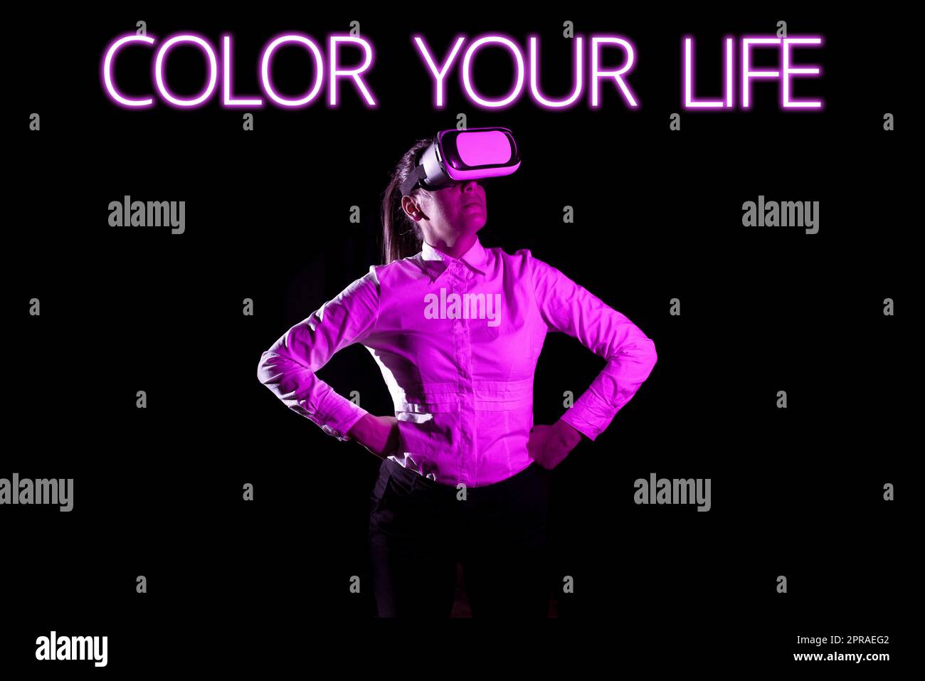 Sign Displaying Color Your Life Business Concept Make Your Days