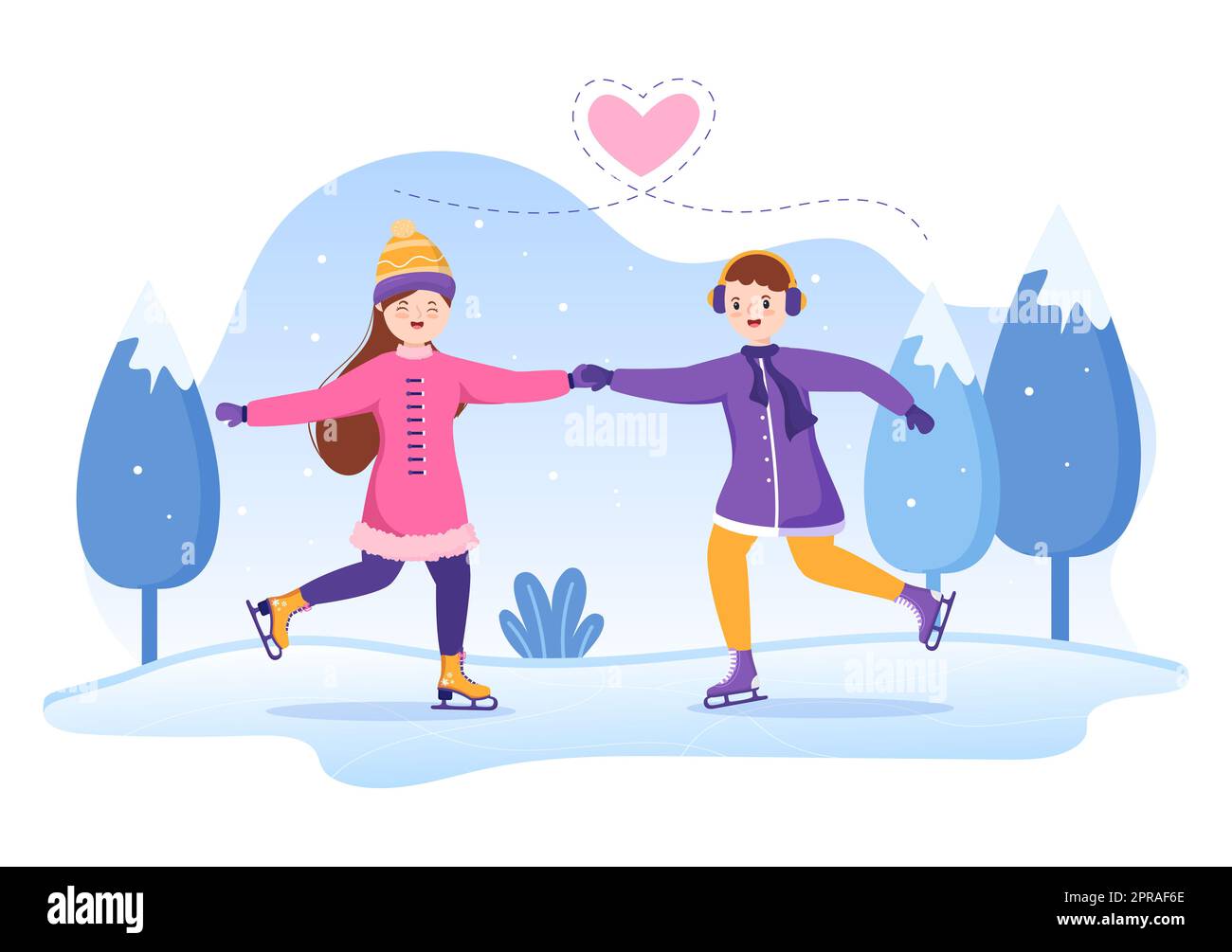 Beautiful Mexican Girl Ice Skating