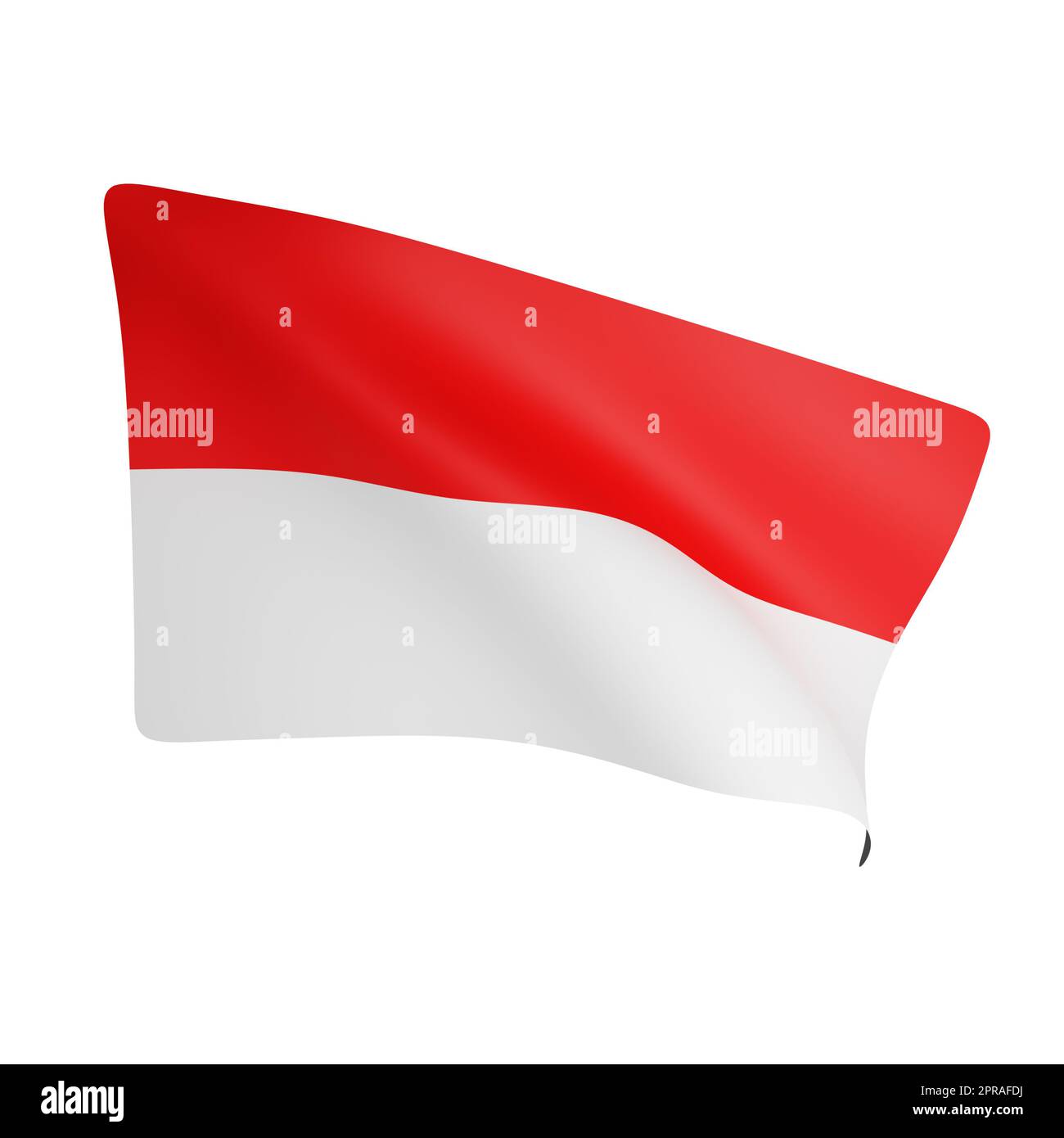 Indonesia waving flag Cut Out Stock Images & Pictures - Alamy